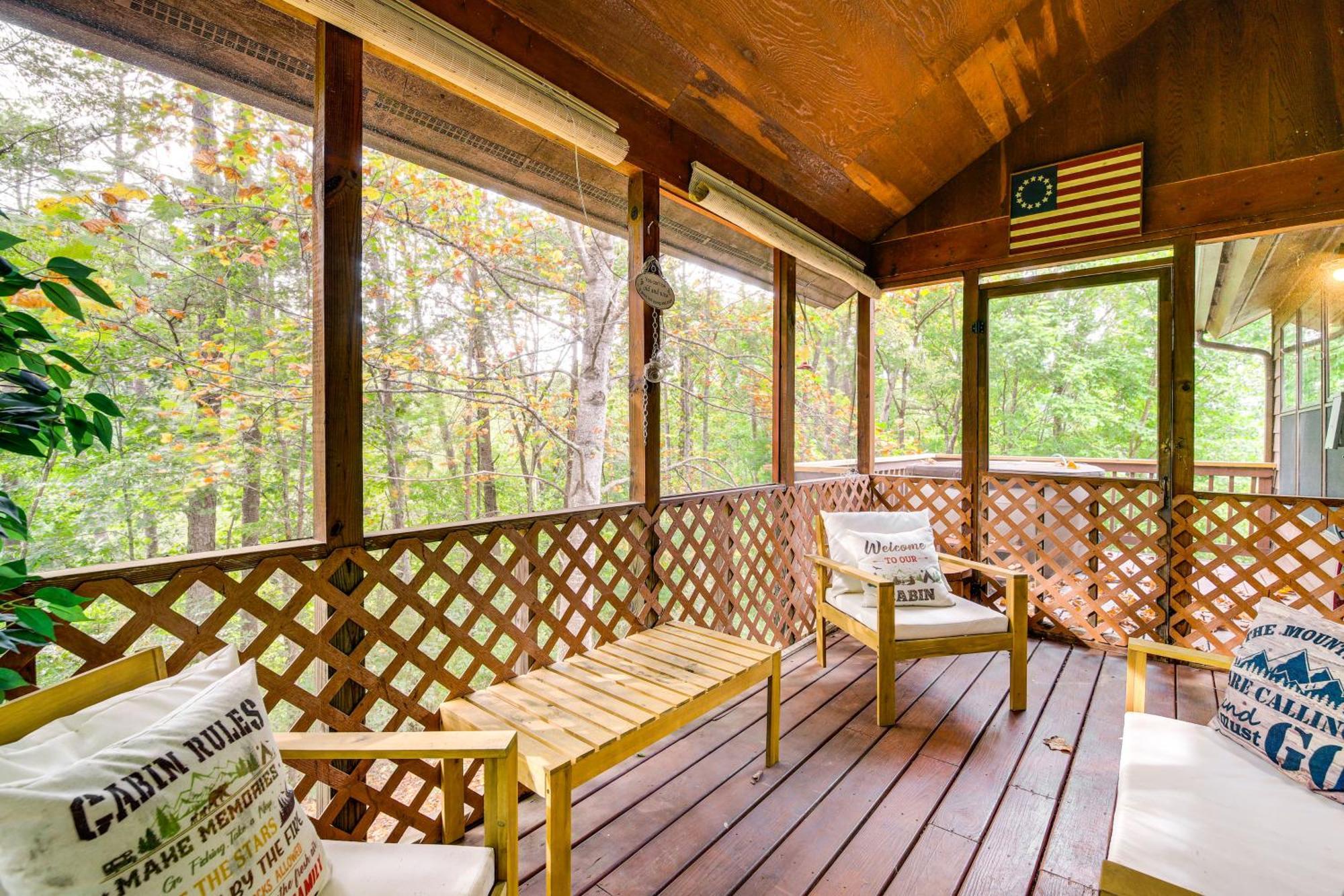 Pet-Friendly Sevierville Rental With Private Hot Tub Экстерьер фото
